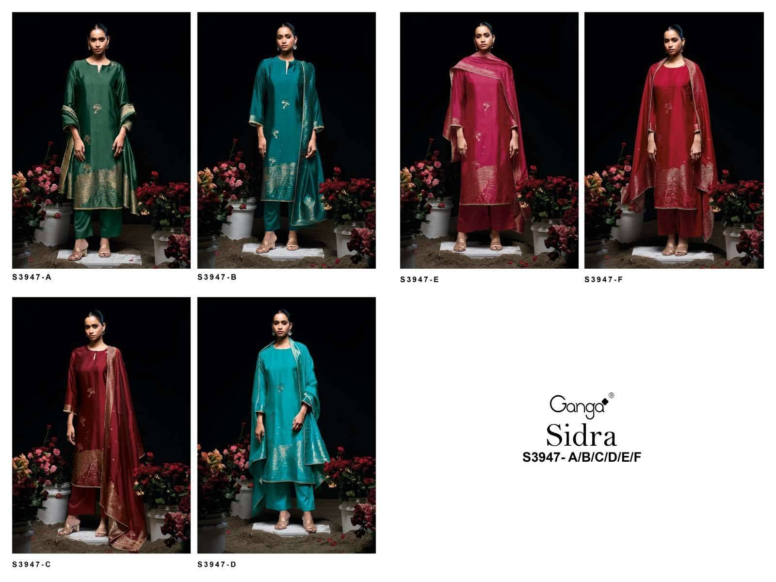 Ganga Sidra 3947 Salwar kameez wholesale price